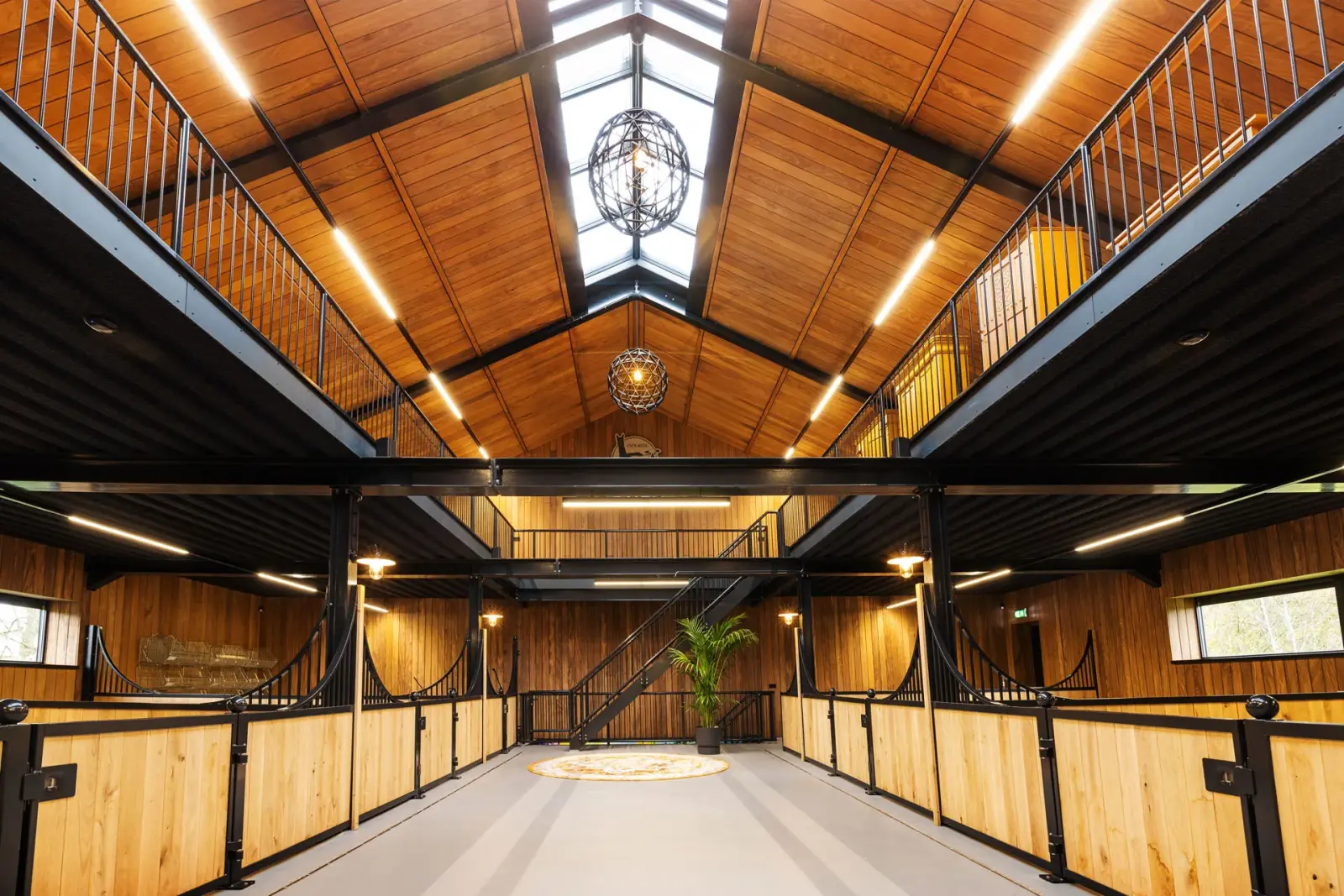 Stalruimte met open zichtlijnen